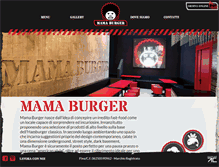 Tablet Screenshot of mamaburger.it